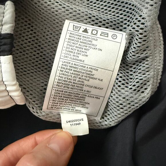 Mens Vintage Nike Swim Trunks Black Drawstring Mesh Lining Board Shorts XXL NWT - Picture 7 of 12